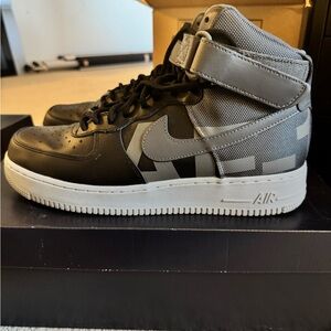 Nike Air Force 1 High ‘07 LV8 Black Dark Grey Wolf Grey Men’s 10.5
